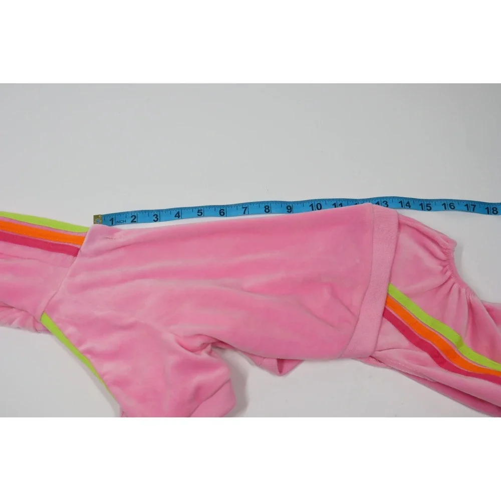 Fabdog Pink Velour Jogger - Pink -‎ 16